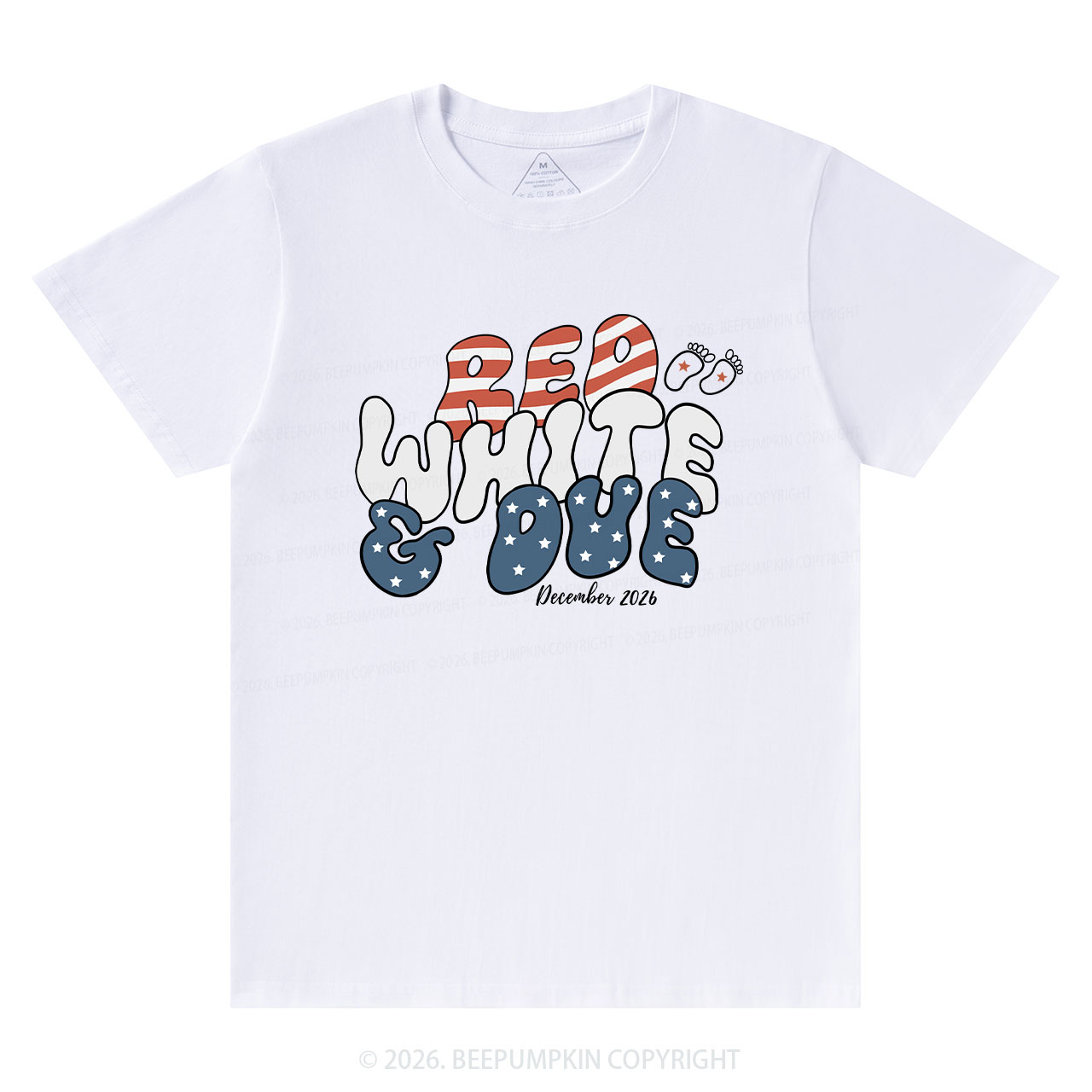 Personalized American Mama 4th July Pregnancy Announcement T-Shirts