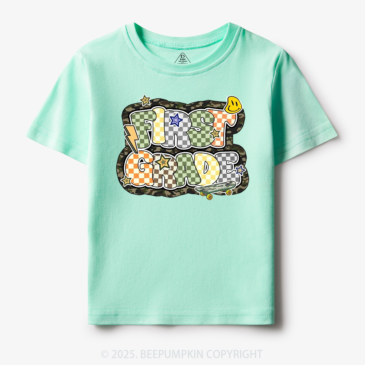 Personalized School Boy Sublimation File Toddler&Kid's Tees Beepumpkin