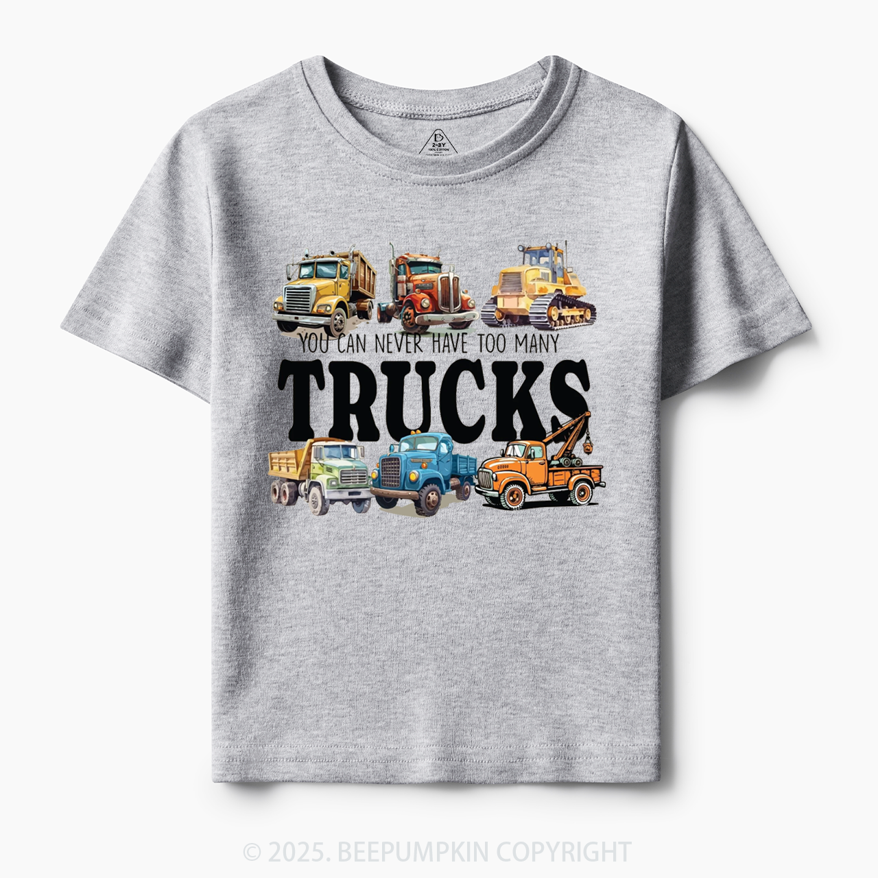 Trucks Toddler&Kid's Tees Beepumpkin 7