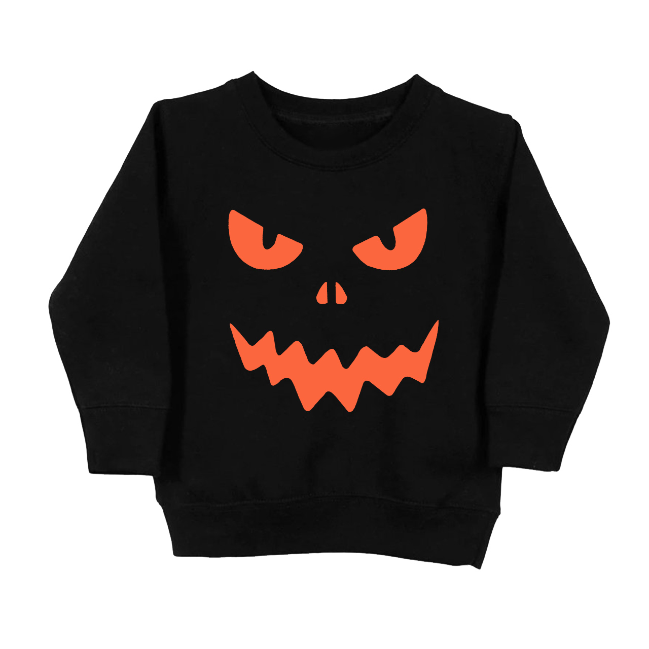 Halloween Terror Face Kids Sweatshirt