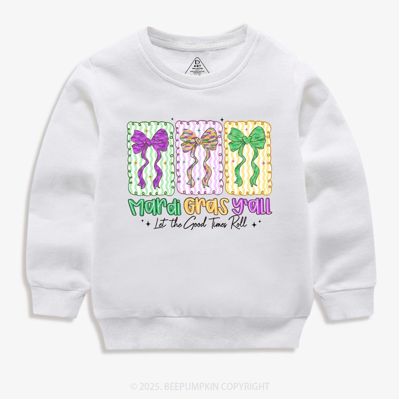 Let The Good Times Roll Kid's Sweatshirt