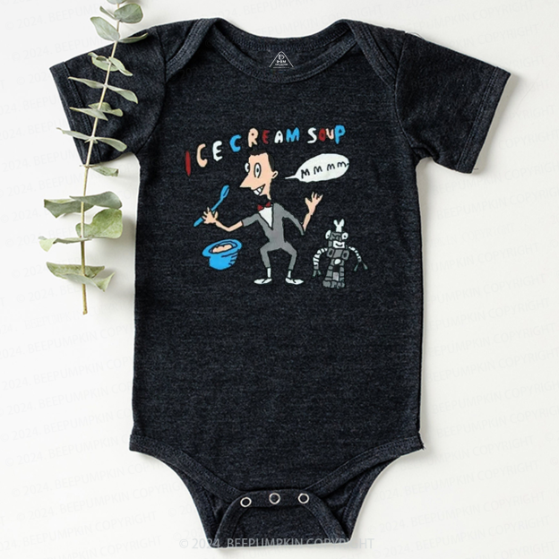 Cute Herman Robot Baby Bodysuit 8