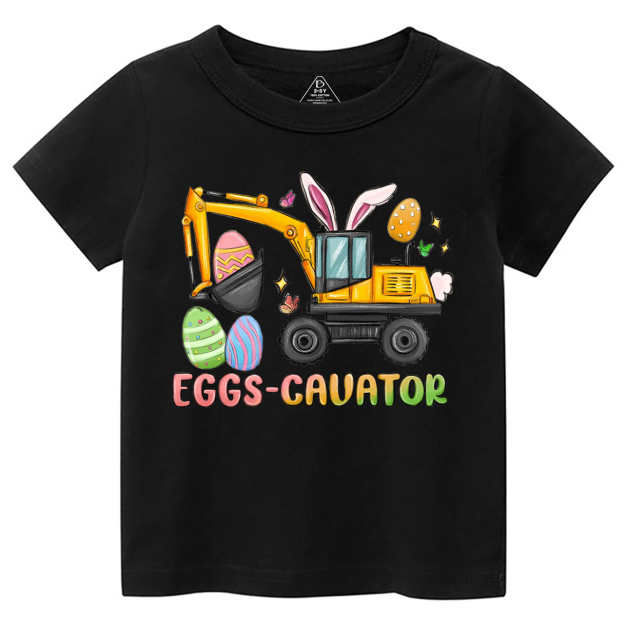 Eggs Cavator Easter Toddler&Kid's Tees Beepumpkin