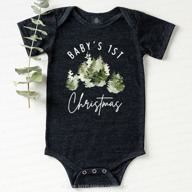 1st Christmas Bodysuit For Baby 