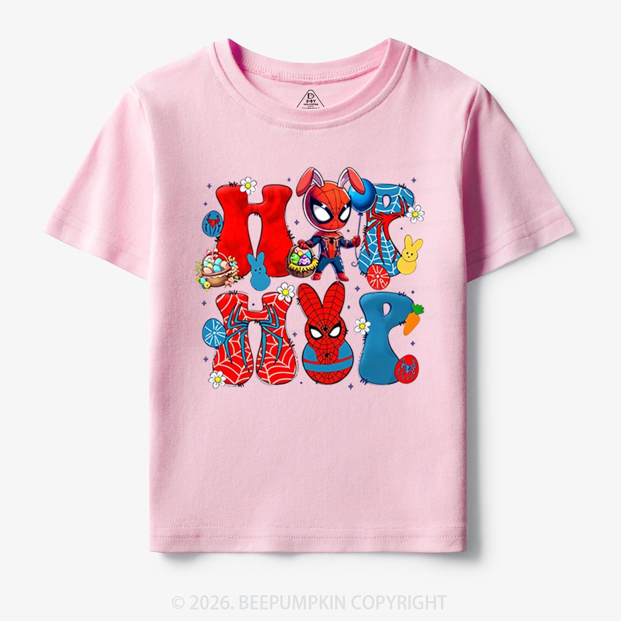 Cartoon Easter Bunny Toddler&Kid's Tees Beepumpkin