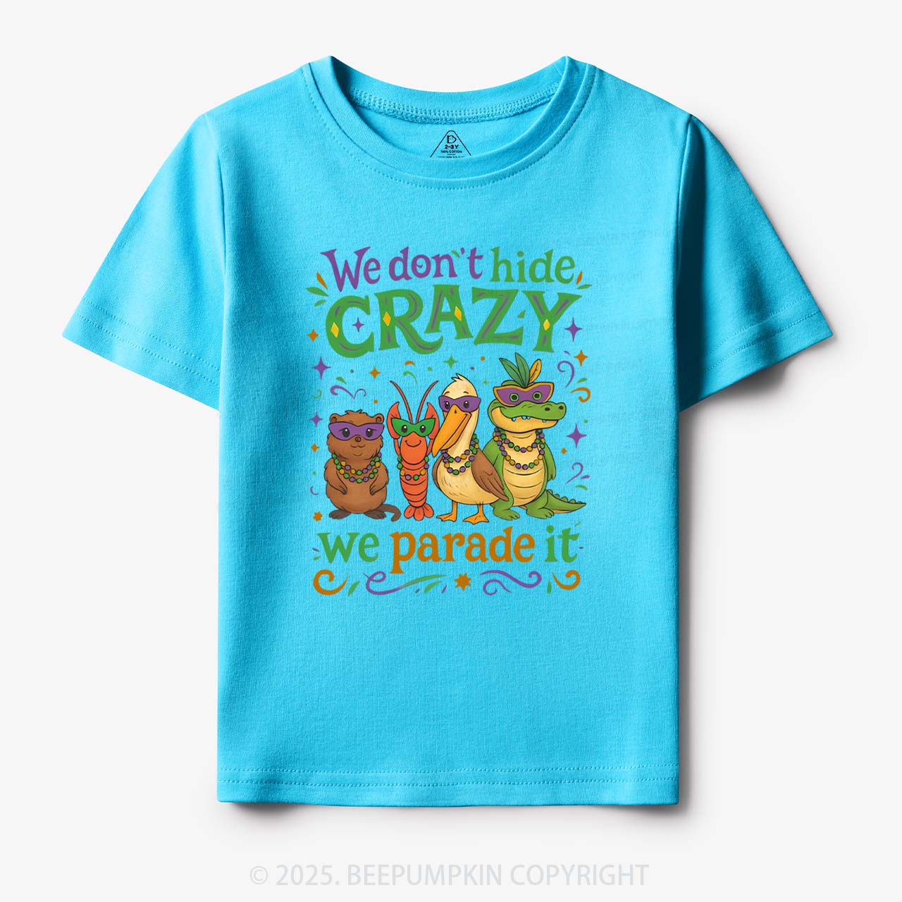 We Parade It Kids Mardi Gras Toddler&Kid's Tees Beepumpkin