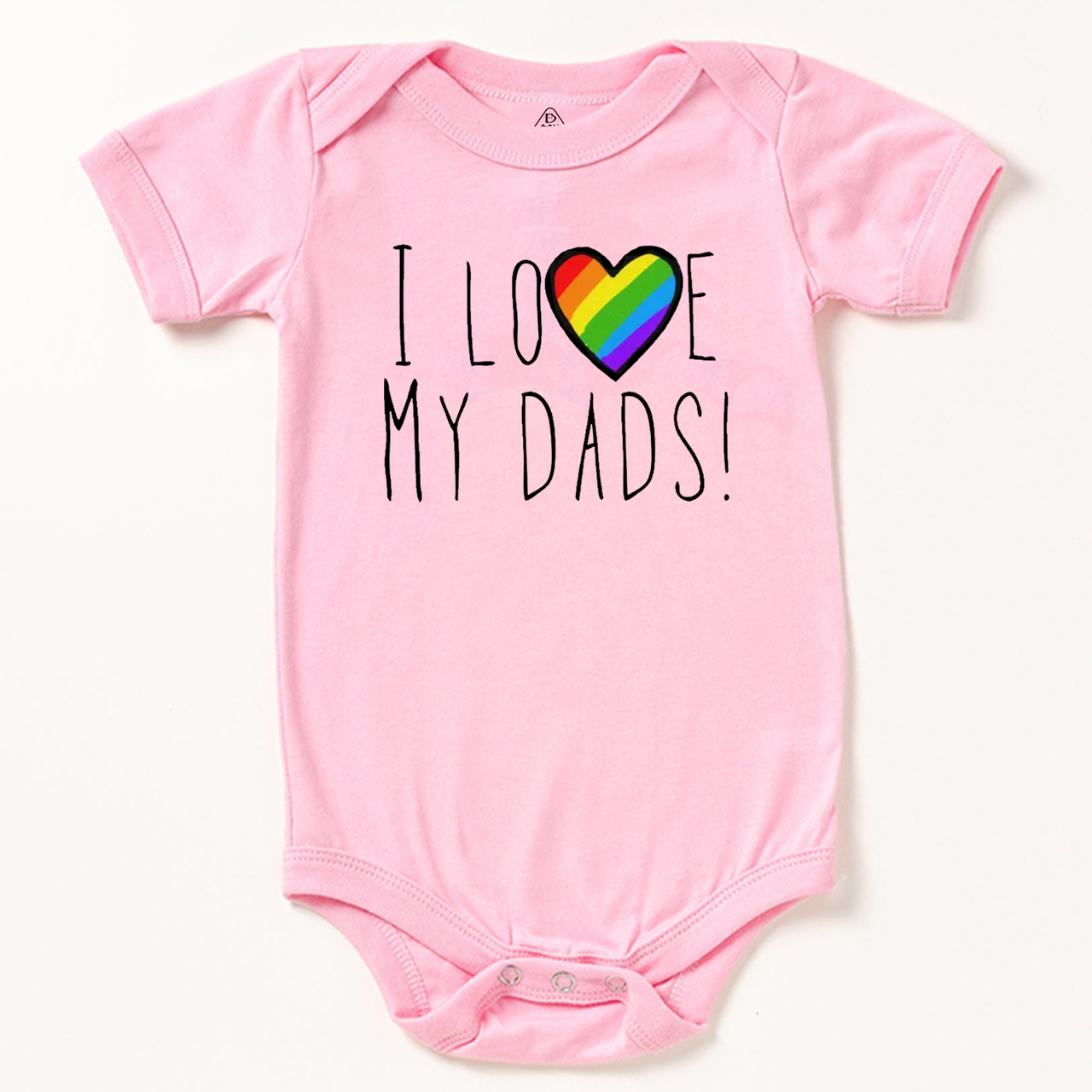 I Love My Dads! LGBTQ Bodysuit Beepumpkin