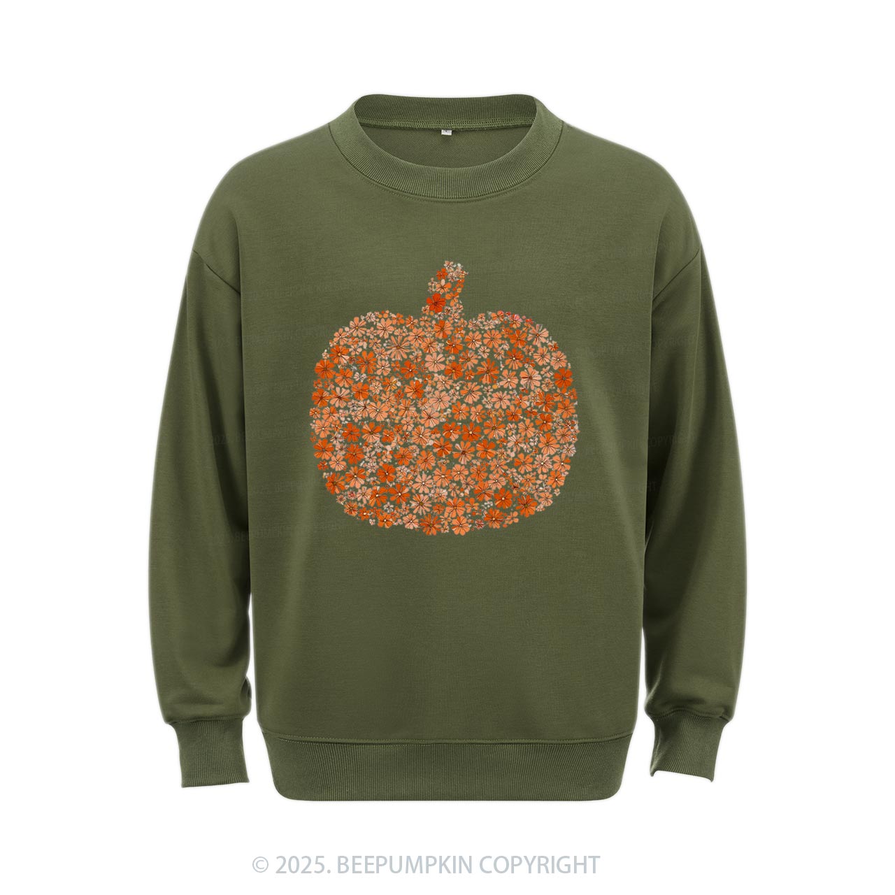 Flower Pumpkin Sweatshirt Beepumpkin