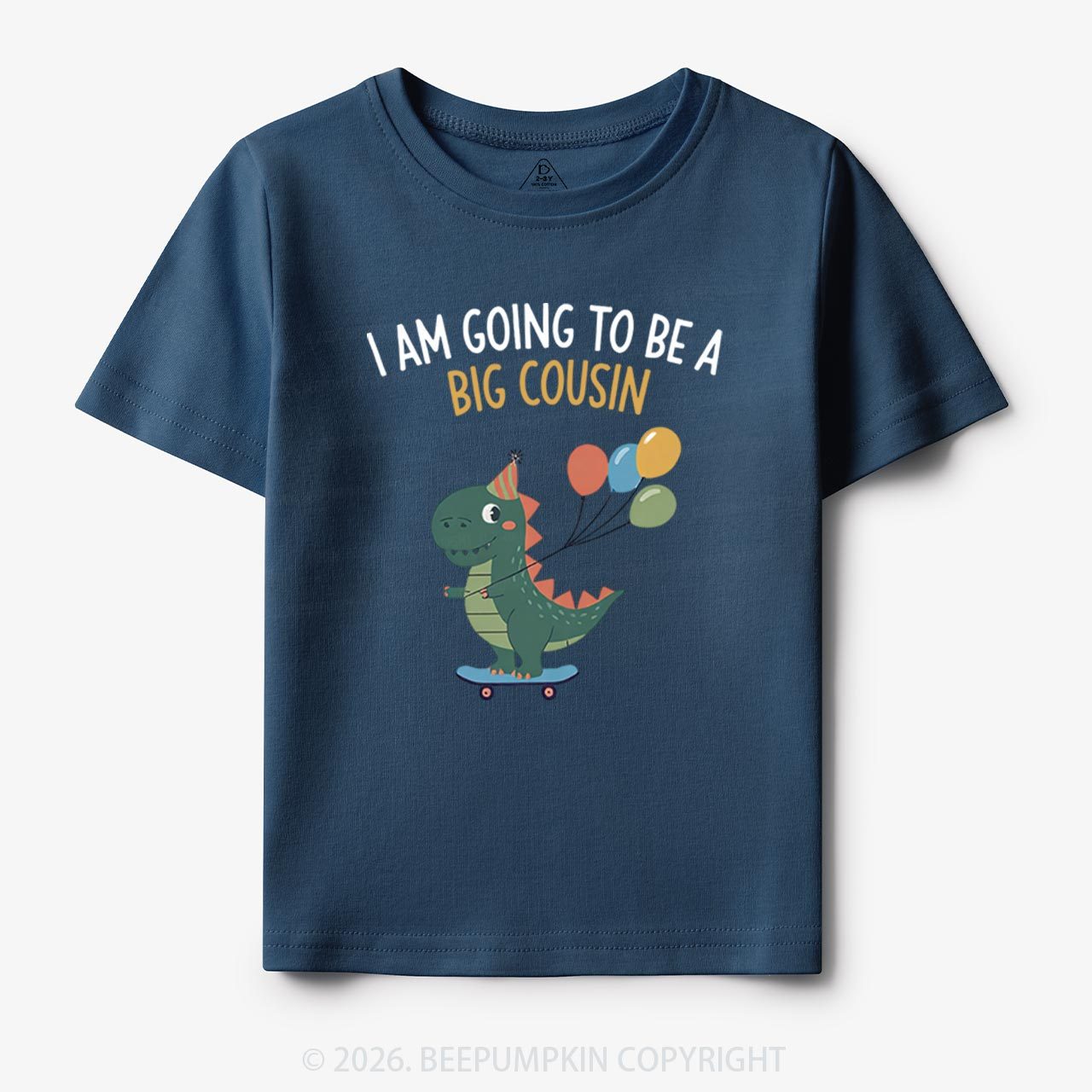 I'm Going To Be A Big Cousin Dinosaur Toddler&Kid's Tees