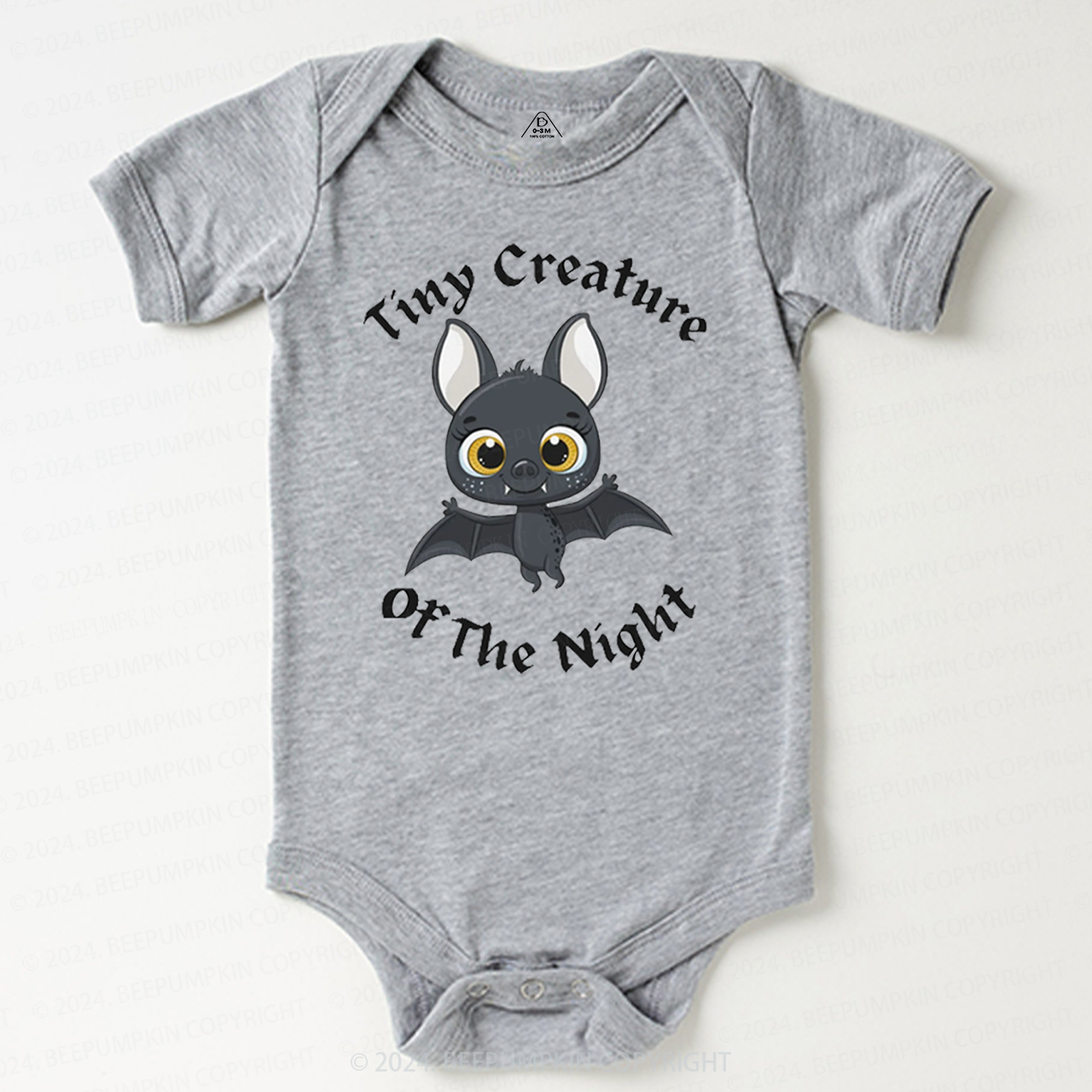 Tiny Creature Of The Night Halloween Baby Bodysuits 