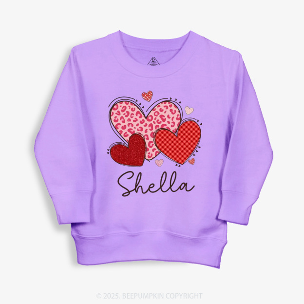 Personalized Lovely Layers Of Love Kid's Sweatshirt