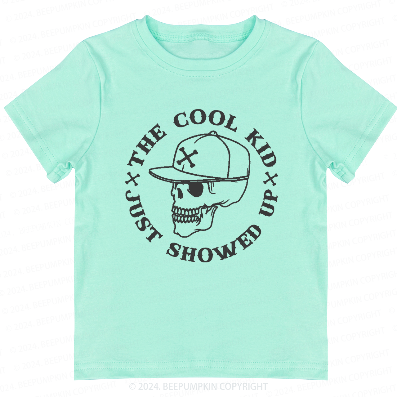 The Cool Kid Just Showed Up Toddler&Kids Tees 7