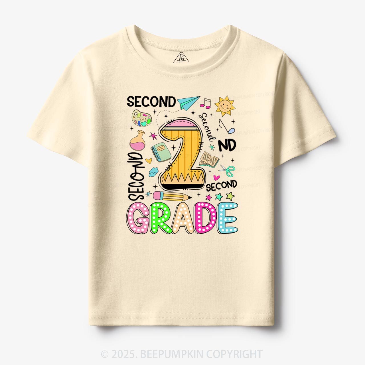 Personalized First Day Of School Toddler&Kid's Tees Beepumpkin