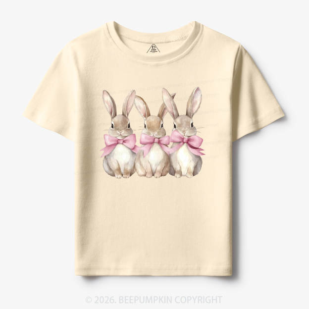 Triple Bunny Hug Easter Toddler&Kid's Tees