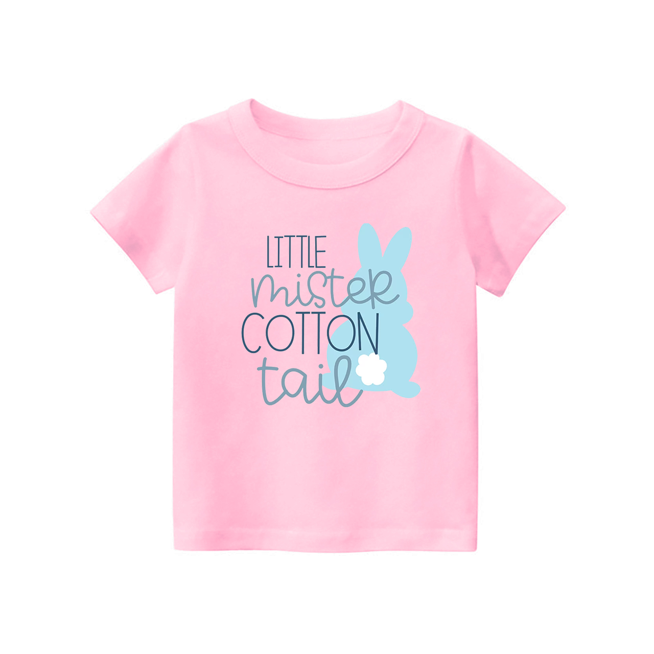 Little Mister Cotton Tail Easter Bunny Kids Shirt