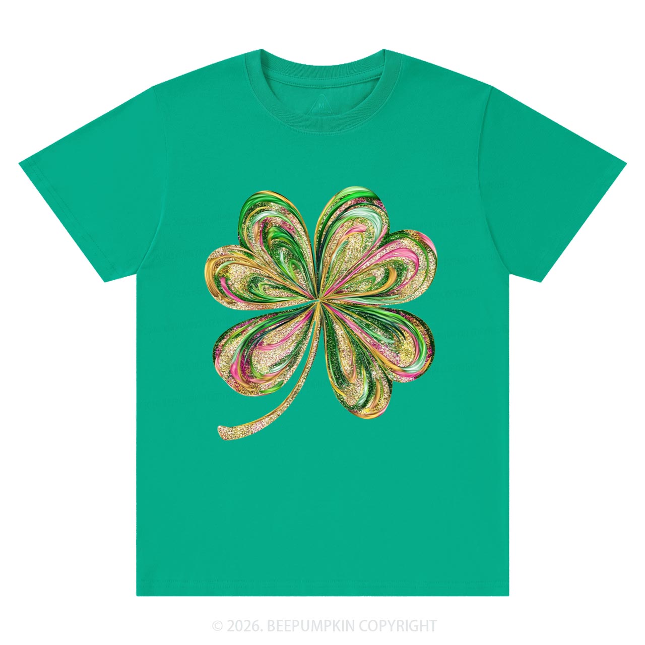 Retro Lucky Shamrock St Patrick's Day T-Shirts Beepumpkin