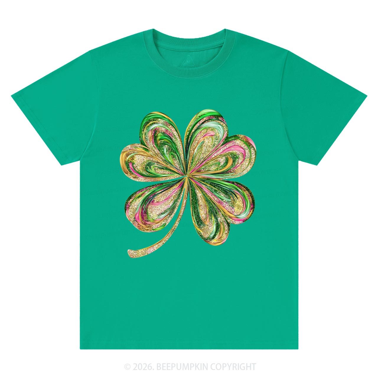 Retro Lucky Shamrock St Patrick's Day T-Shirts Beepumpkin