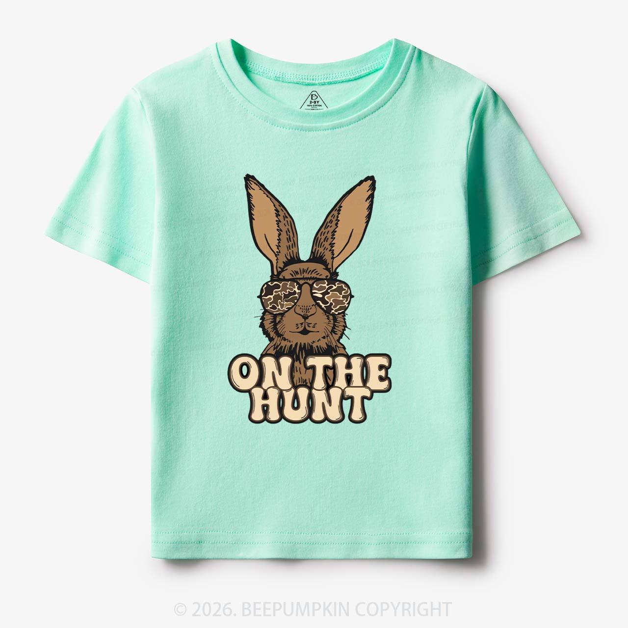Camo Bunny On The Hunt Toddler&Kid's Tees