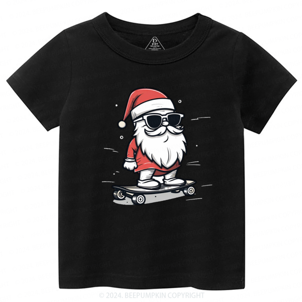 Santa Sunglasses Christmas Claus Toddler&Kids Tees 