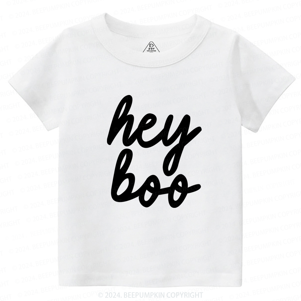 Hey Boo Halloween Toddler&Kids Tees 