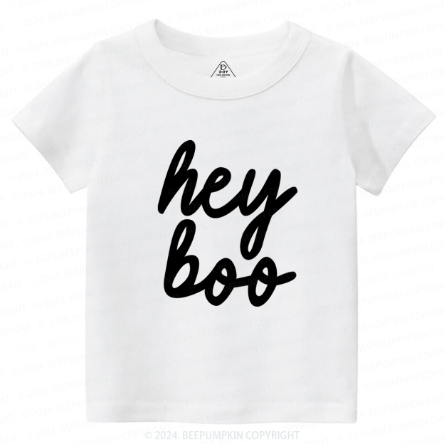 Hey Boo Halloween Toddler&Kids Tees 