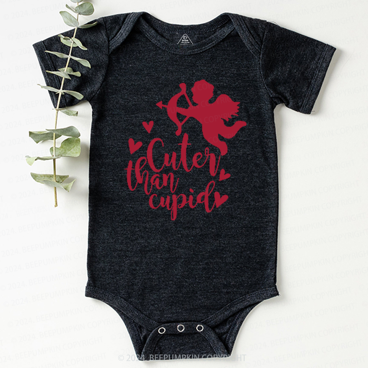 Cuter Than Cupid Valentine Baby Bodysuit