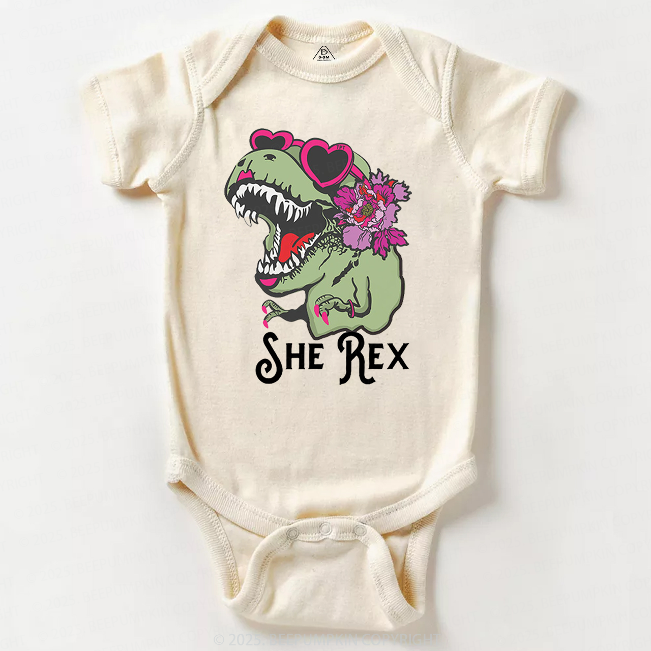 Girl T-Rex Bodysuit Beepumpkin