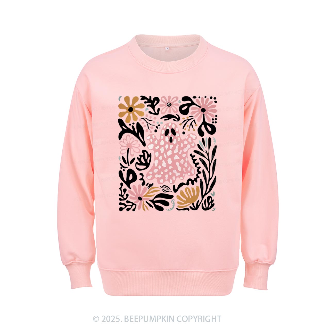 Halloween Boho Ghost Sweatshirt Beepumpkin