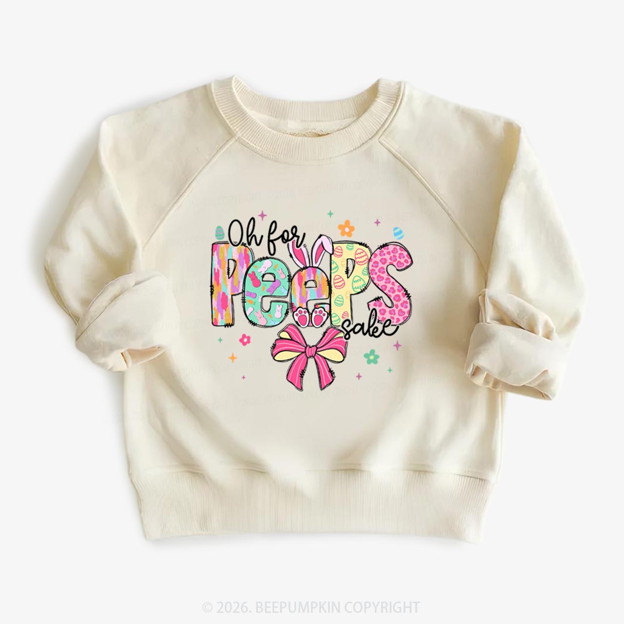 Oh For Peeps Sake Easter Kid's Sweatshirt