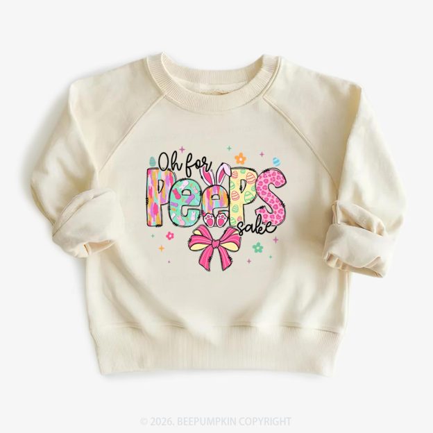 Oh For Peeps Sake Easter Kid's Sweatshirt