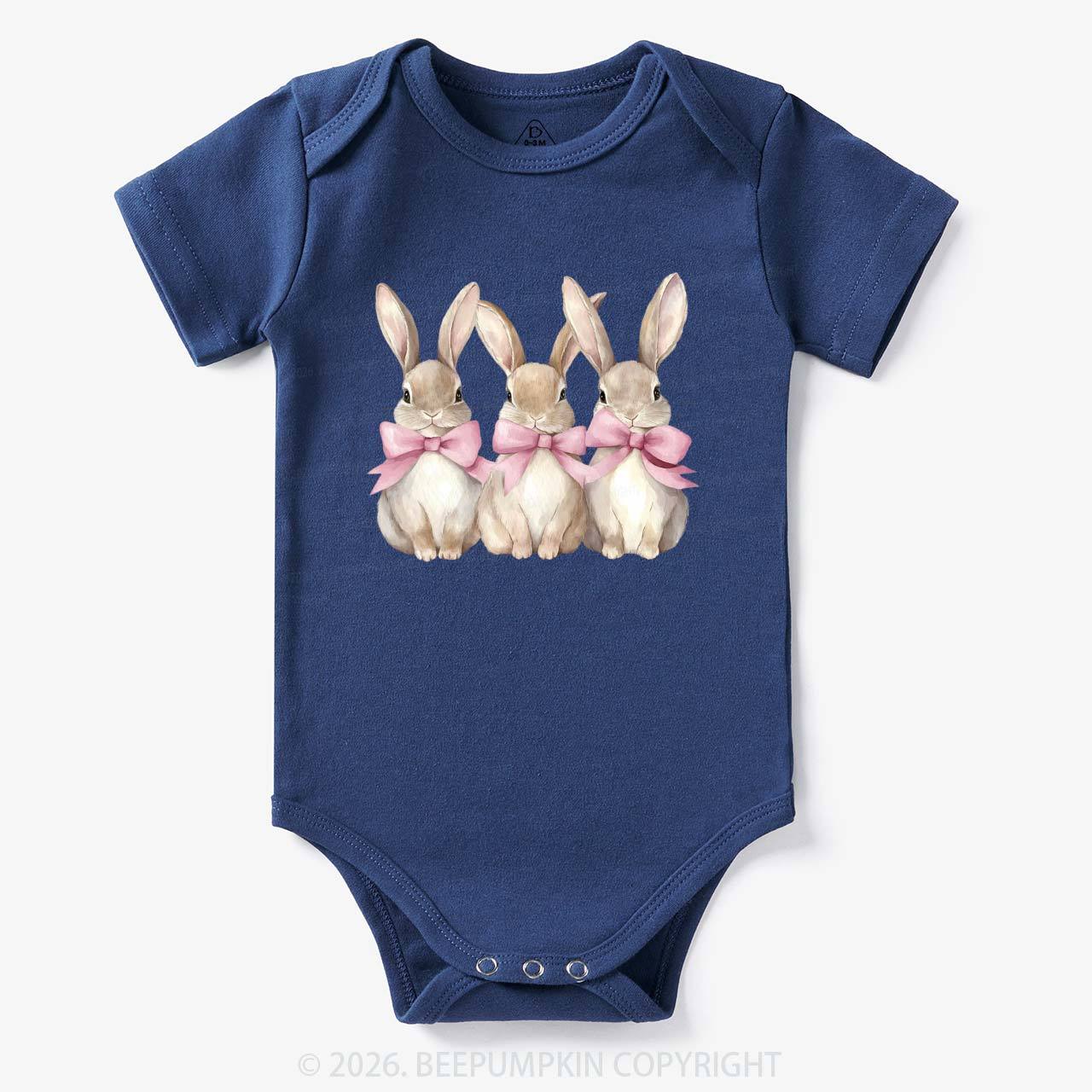 Triple Bunny Hug Easter Bodysuit