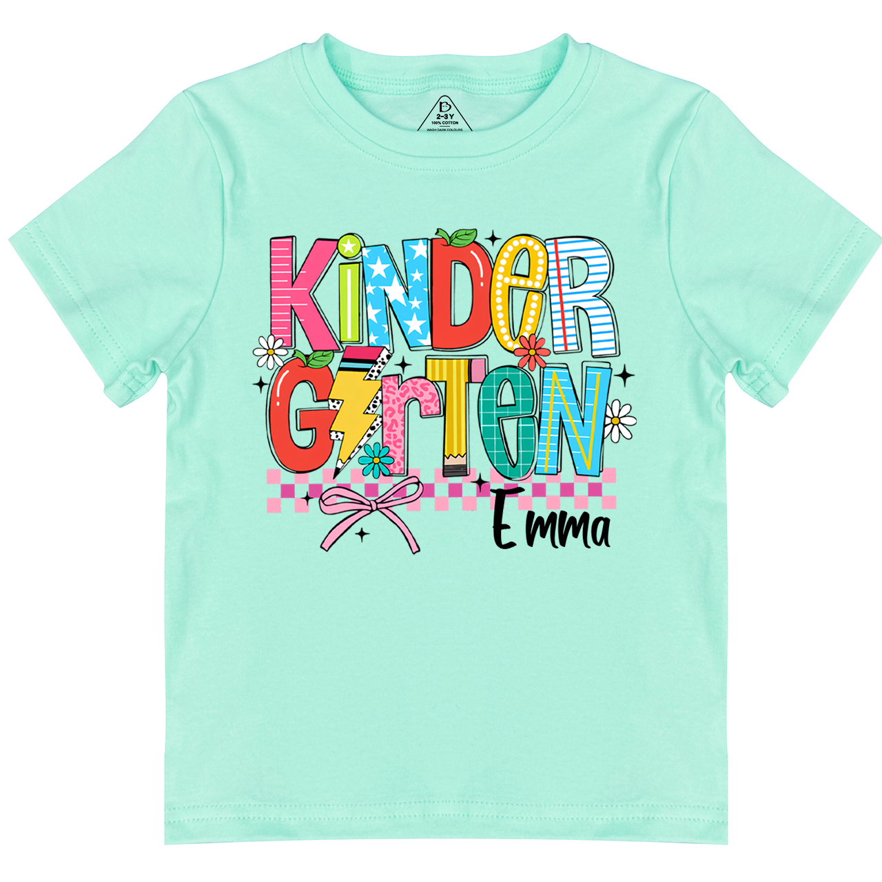 Personalized Retro Coquette Back To School Bundle Toddler&Kid's Tees Beepumpkin 