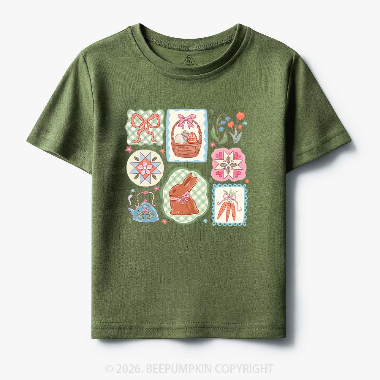 Pastel Easter Basket Toddler&Kid's Tees