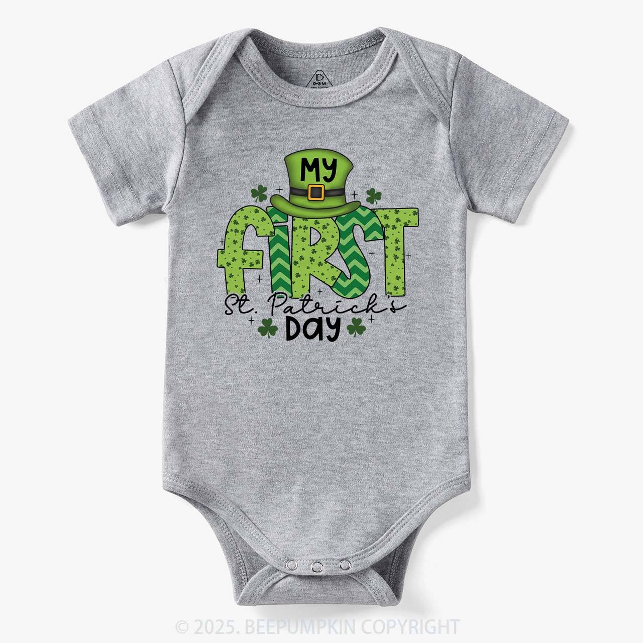 Baby’s First Luck St. Patrick's Day Bodysuit Beepumpkin