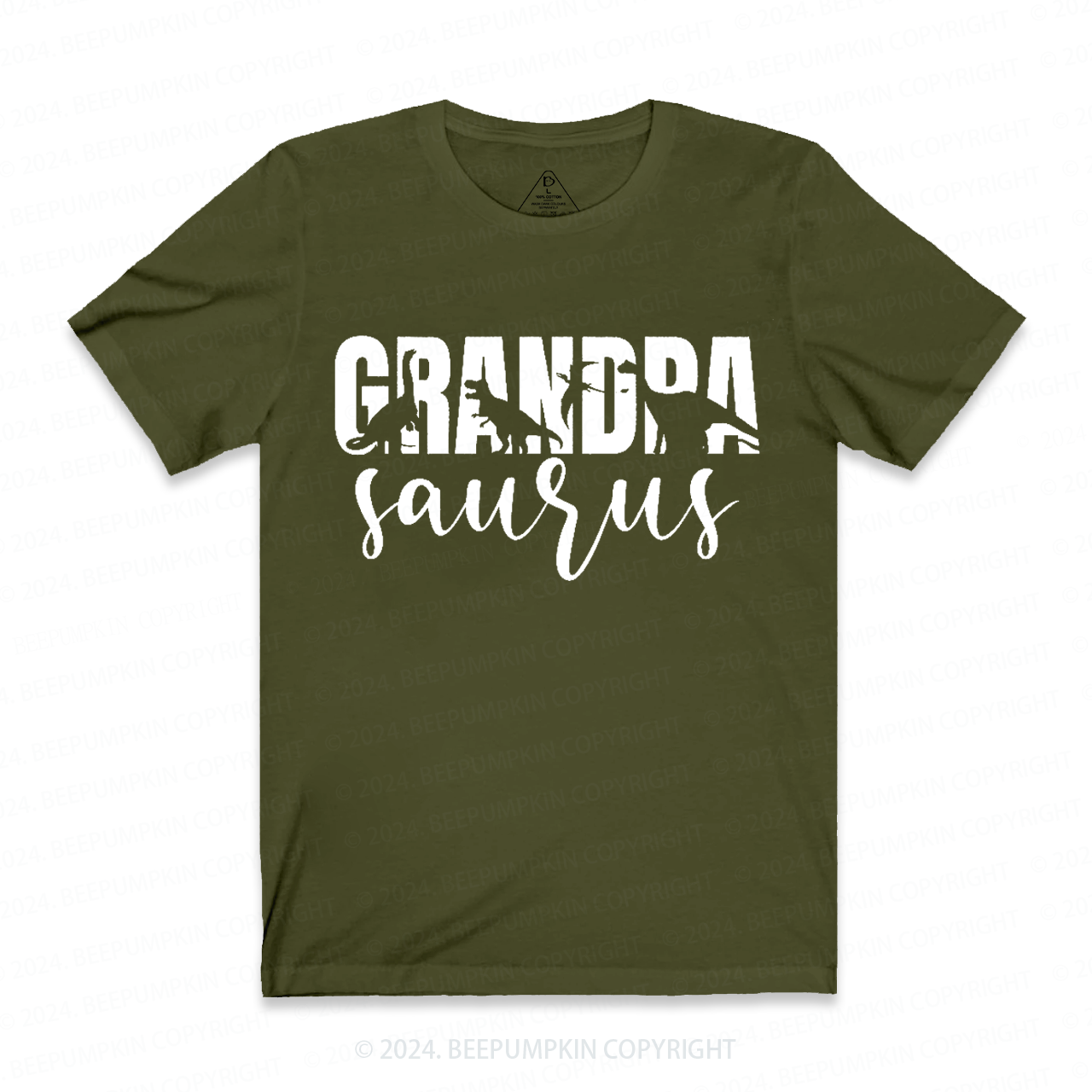 Grandpa Saurus Grandparents T-shirt