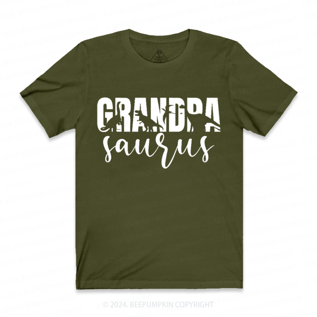 Grandpa Saurus Grandparents T-shirt