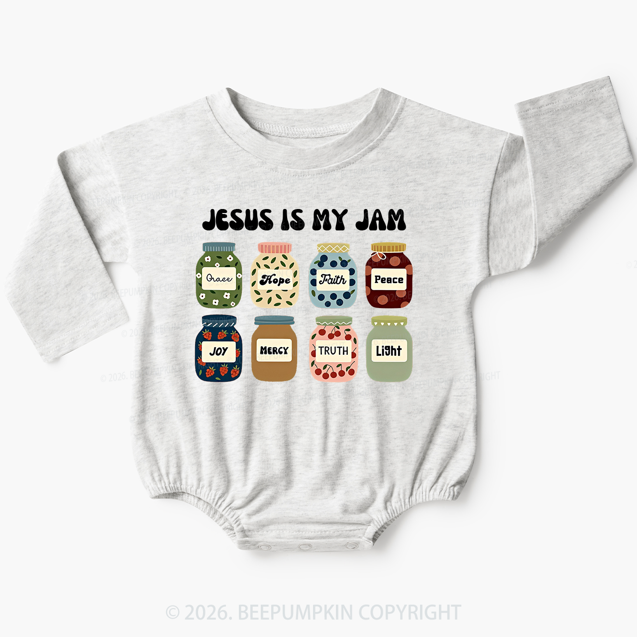 Jesus Is My Jam Baby Bubble Romper
