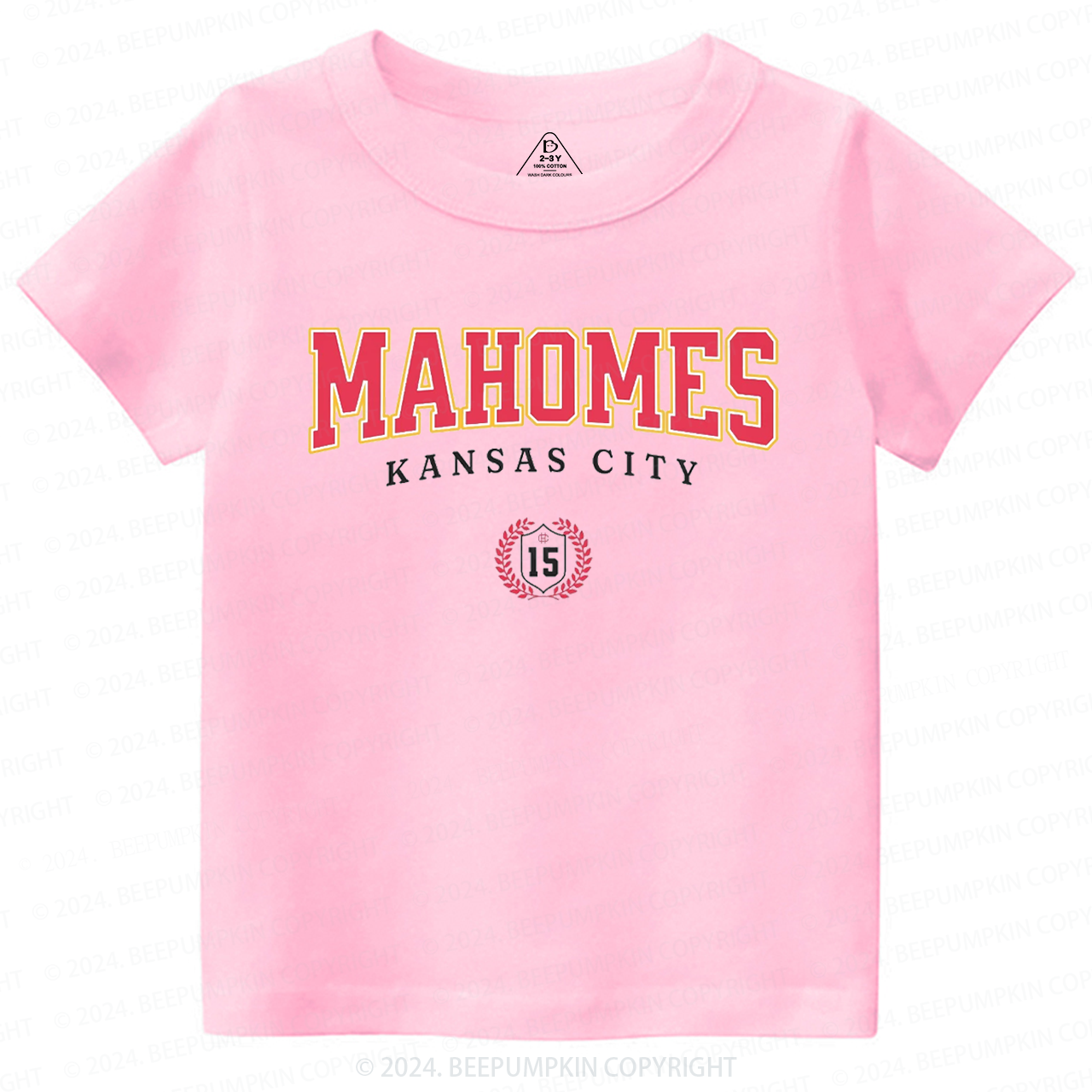 Mahomes Toddler&Kids Tees Beepumpkin 