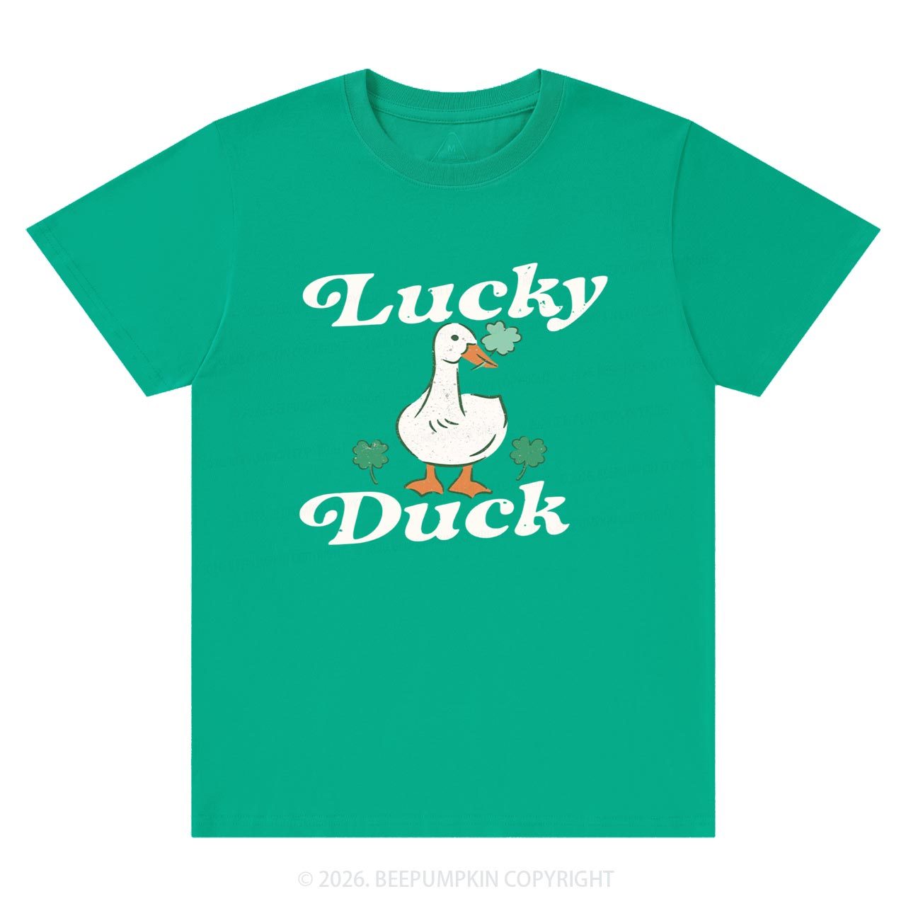 Lucky Duck St Patrick's Day T-Shirts Beepumpkin