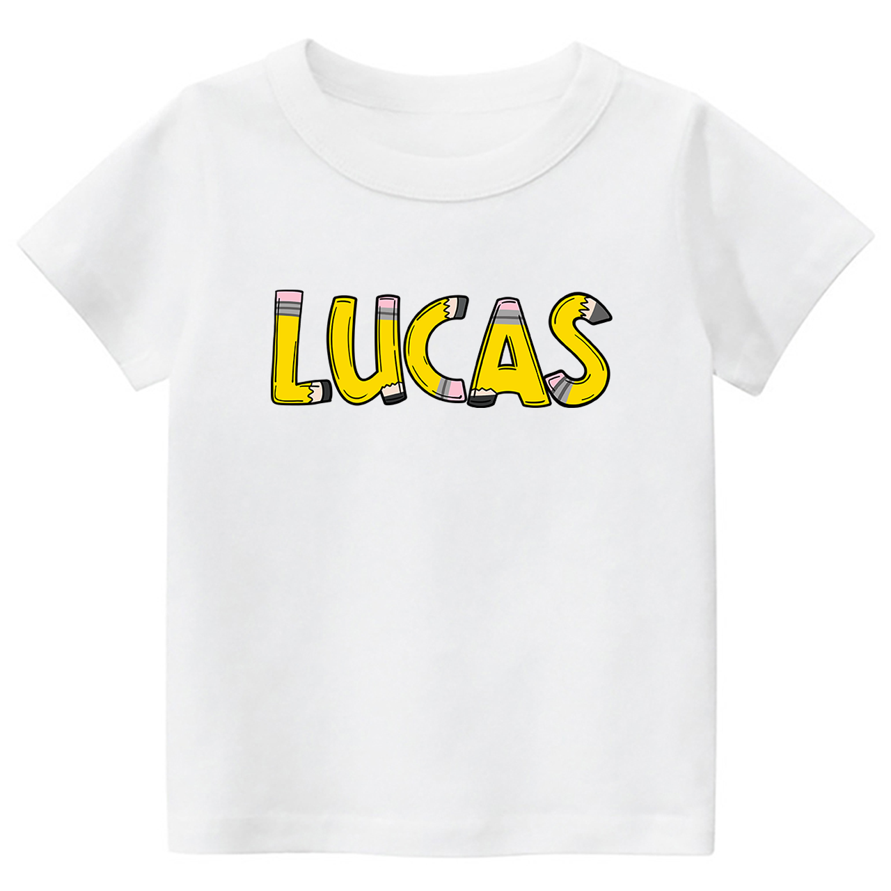 Personalized Pencil Back To School Toddler Shirts