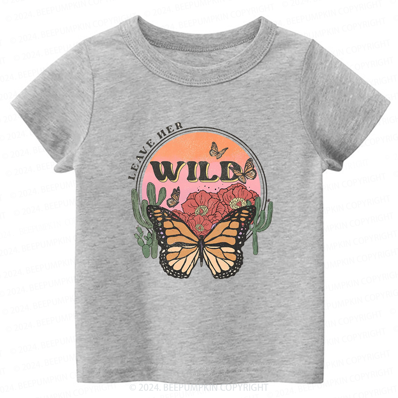 Leave Her Wild Toddler&Kids Tees 