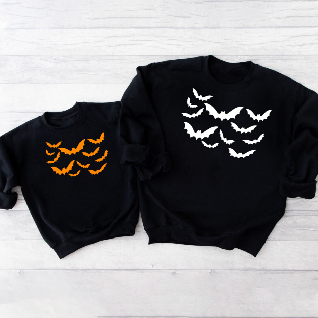 Halloween Bat Family Party Matching Sweatshirt
