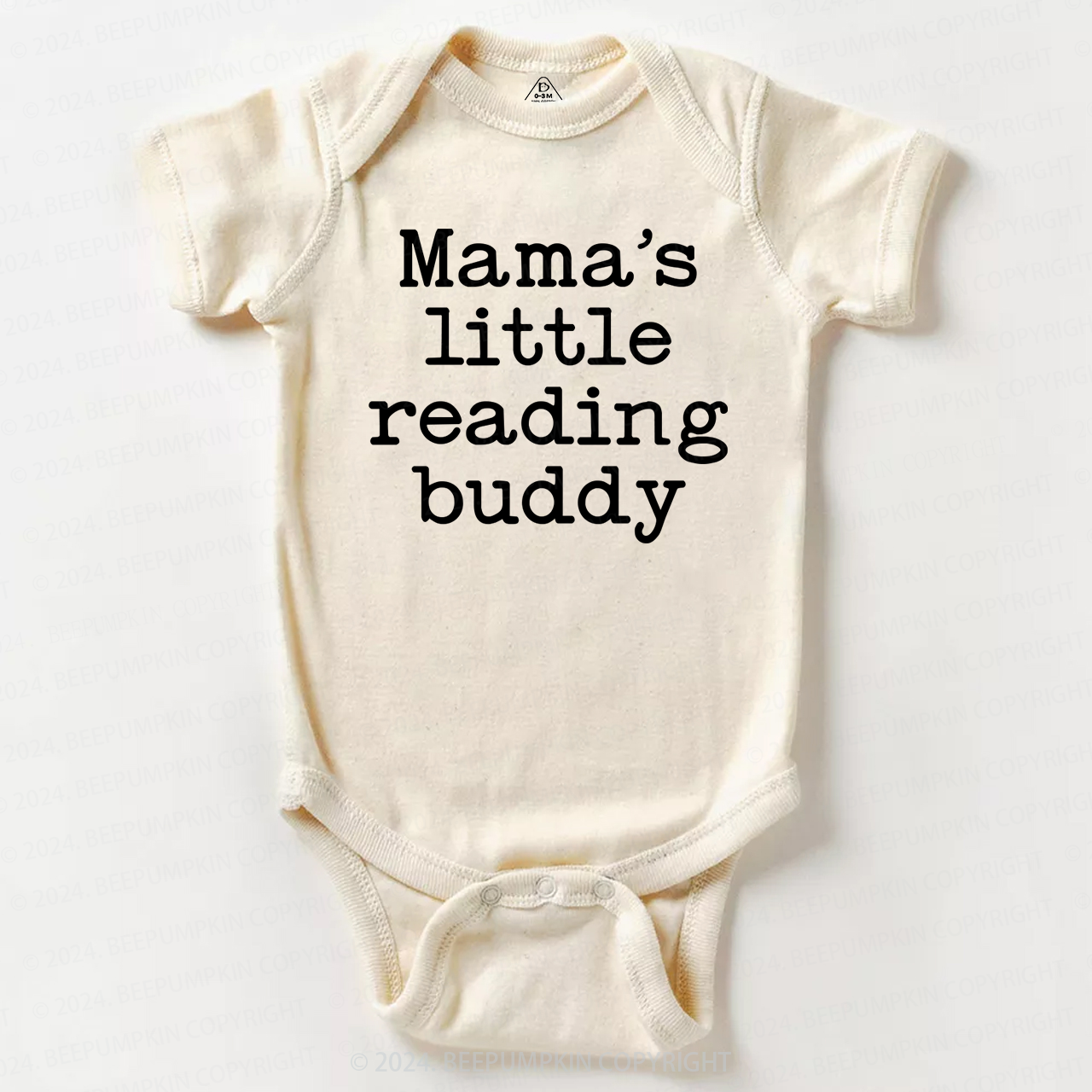 Mama’s Little Reading Buddy Bodysuit For Baby Beepumpkin