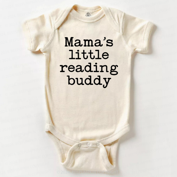 Image of Mama’s Little Reading Buddy Bodysuit For Baby Beepumpkin