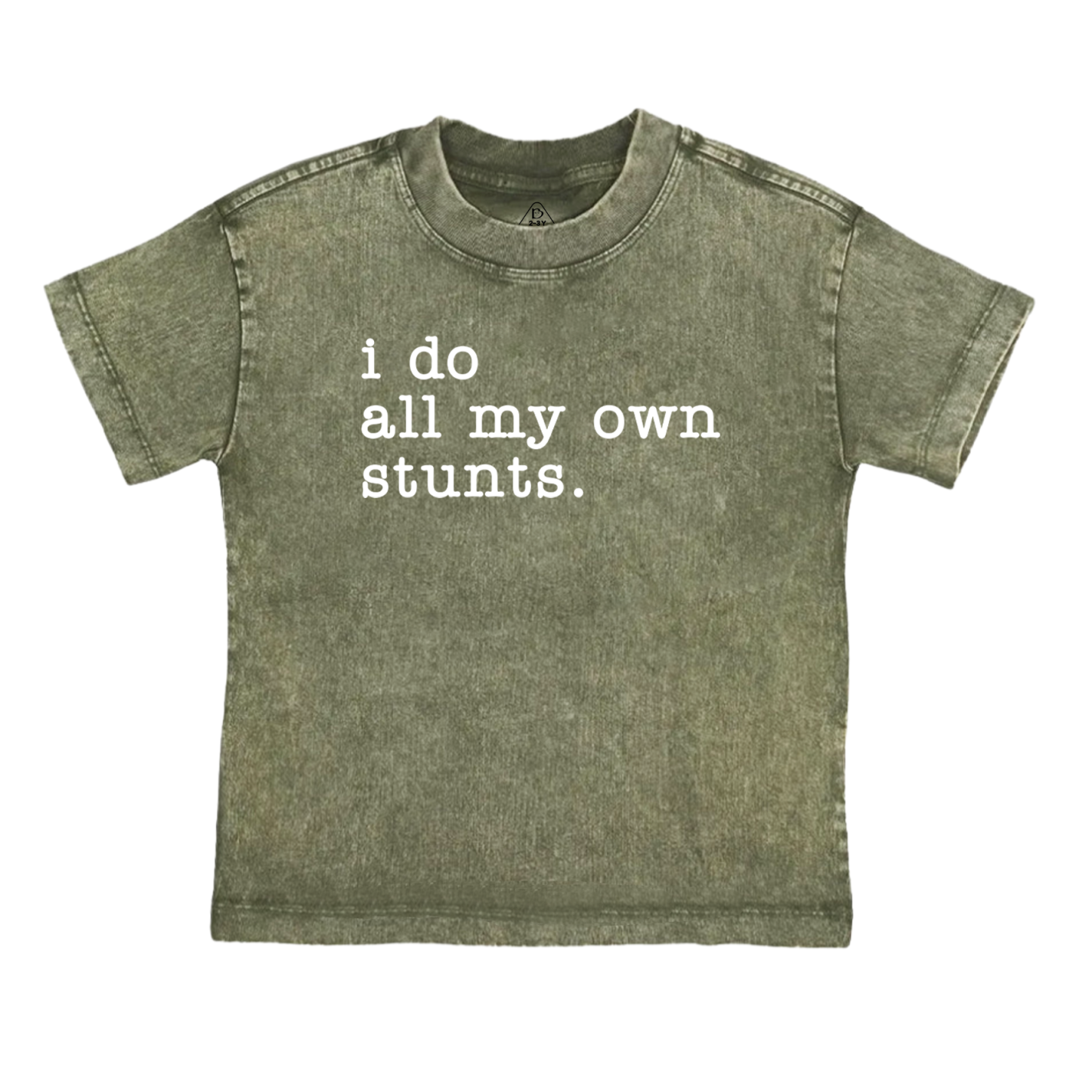 I Do All My Own Stunts Toddler&Kids Washed Tees    