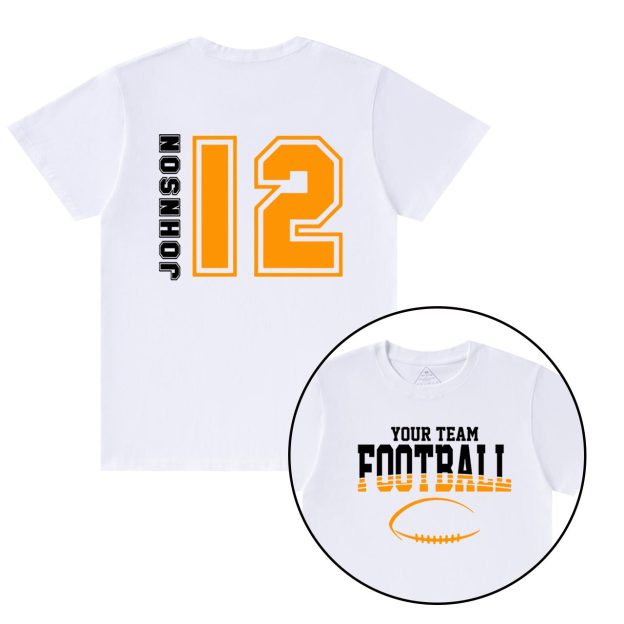 Personalized Football Team Pride T-Shirts Beepumpkin