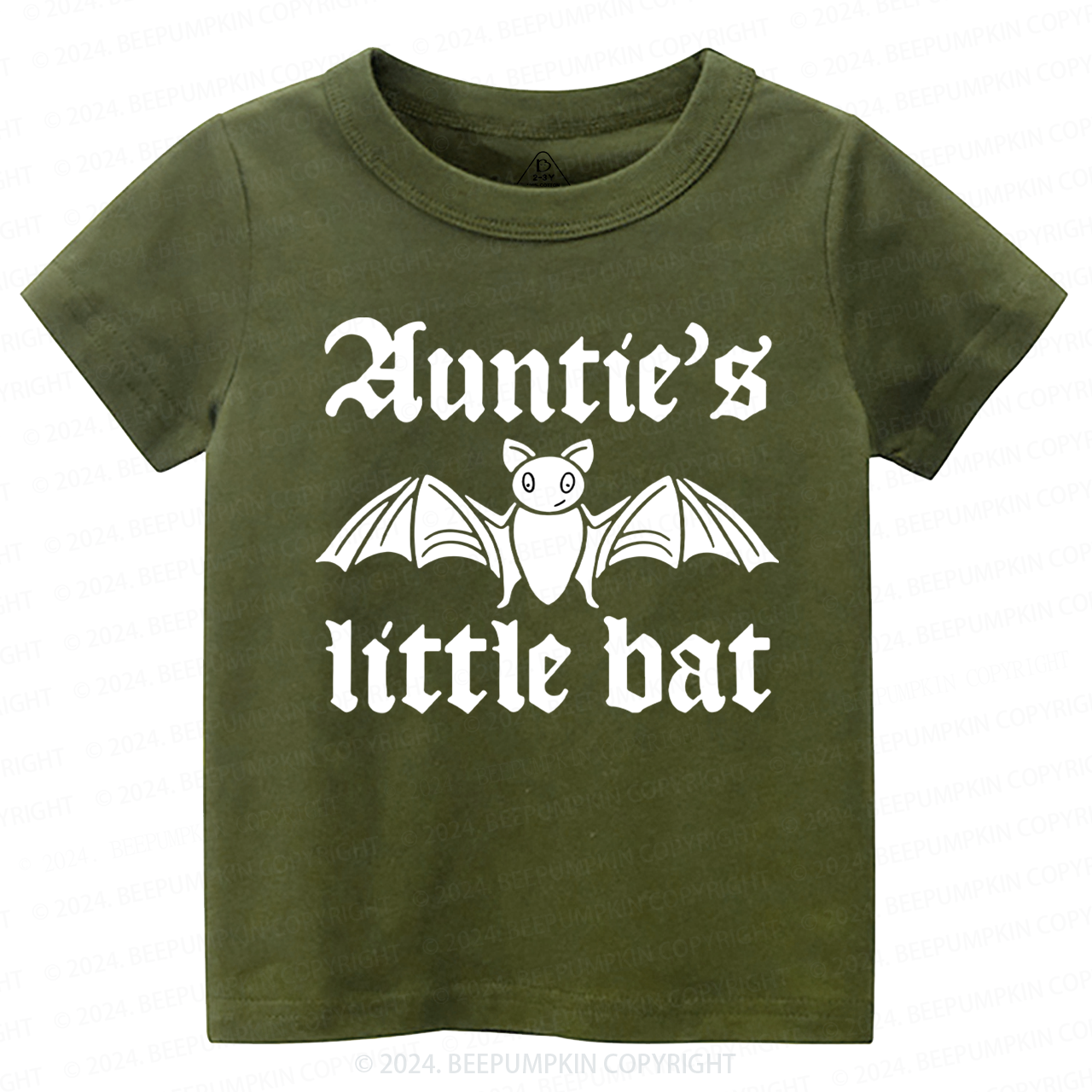 Auntie's Little Bat Halloween Toddler&Kids Tees 