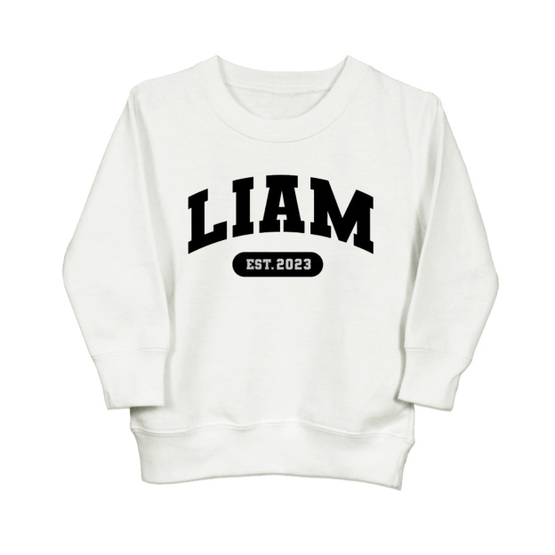 Personalized Name Toddler Sweatshirt