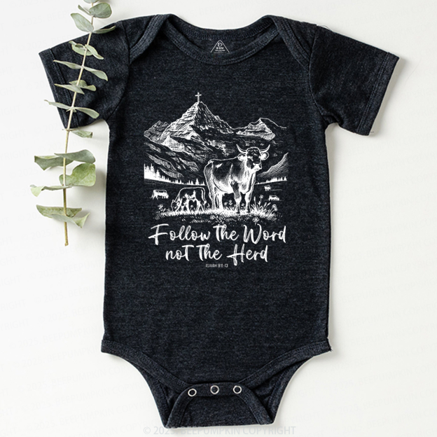 Follow The Word Not The Herd Bodysuit Beepumpkin