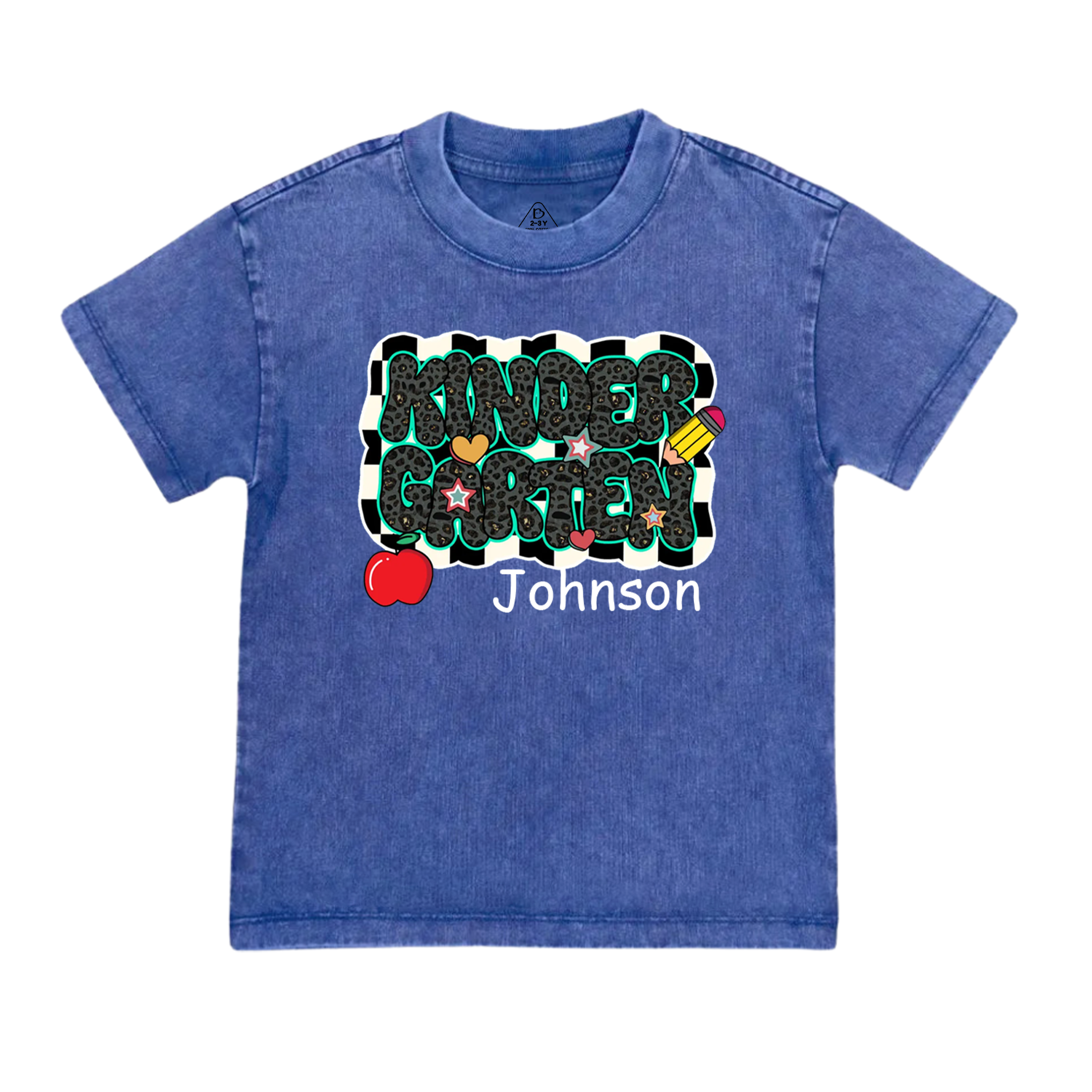 Personalized Back To School Bundle Toddler&Kids Washed Tees